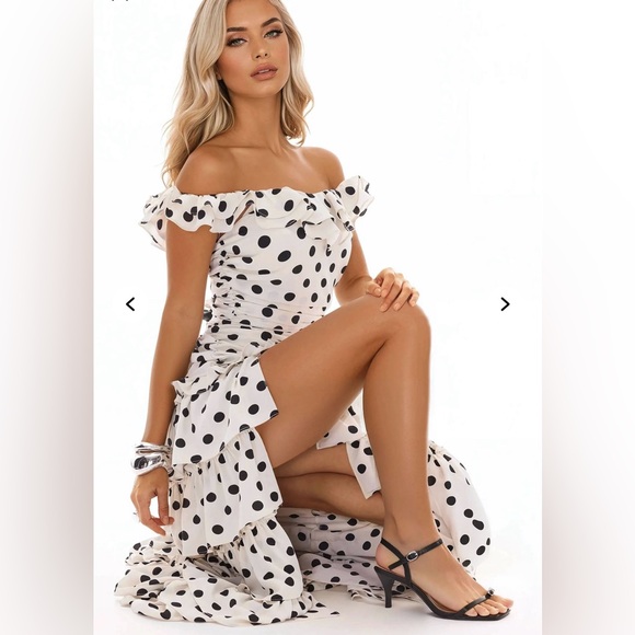 Diane polkadot dress - Picture 2 of 3